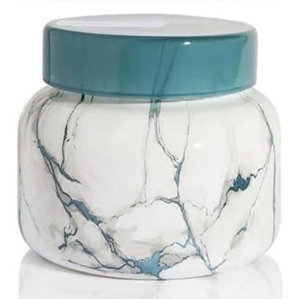 Capri Blue - Modern Marble Jar Candles - Luxury Candle Volcano Scented (19 oz)